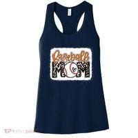 Baseball Mom Orange Leopard Baseball Mama Tank Top Women's Tank Top thumb 0