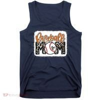Baseball Mom Orange Leopard Baseball Mama Tank Top Tank Top thumb 0
