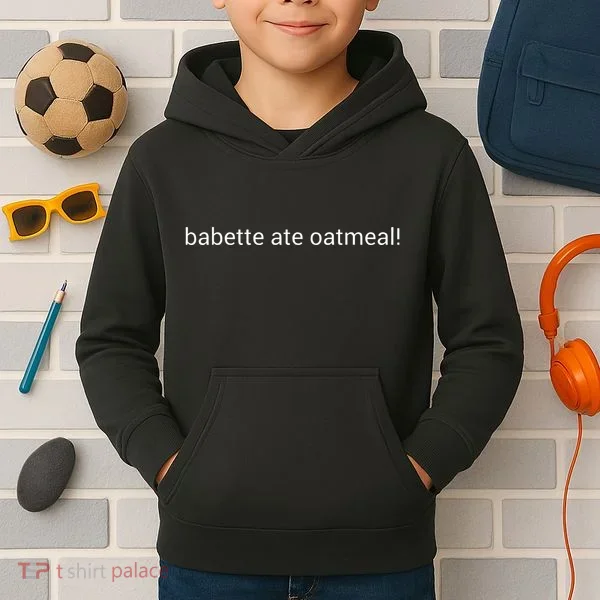 Babette Measure Oatmeal Kids Hoodie