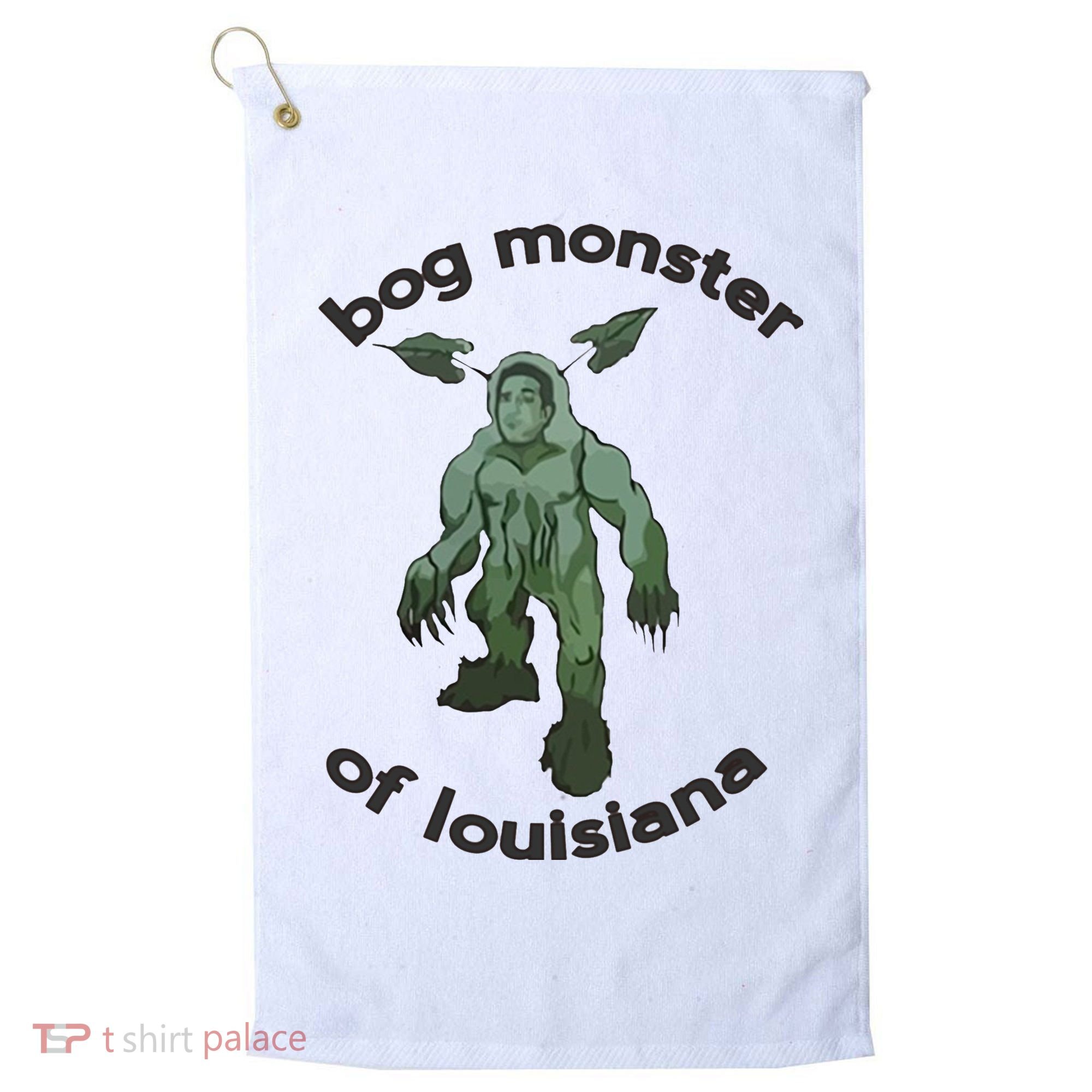 Bog Monster Of Louisiana Golf Towel