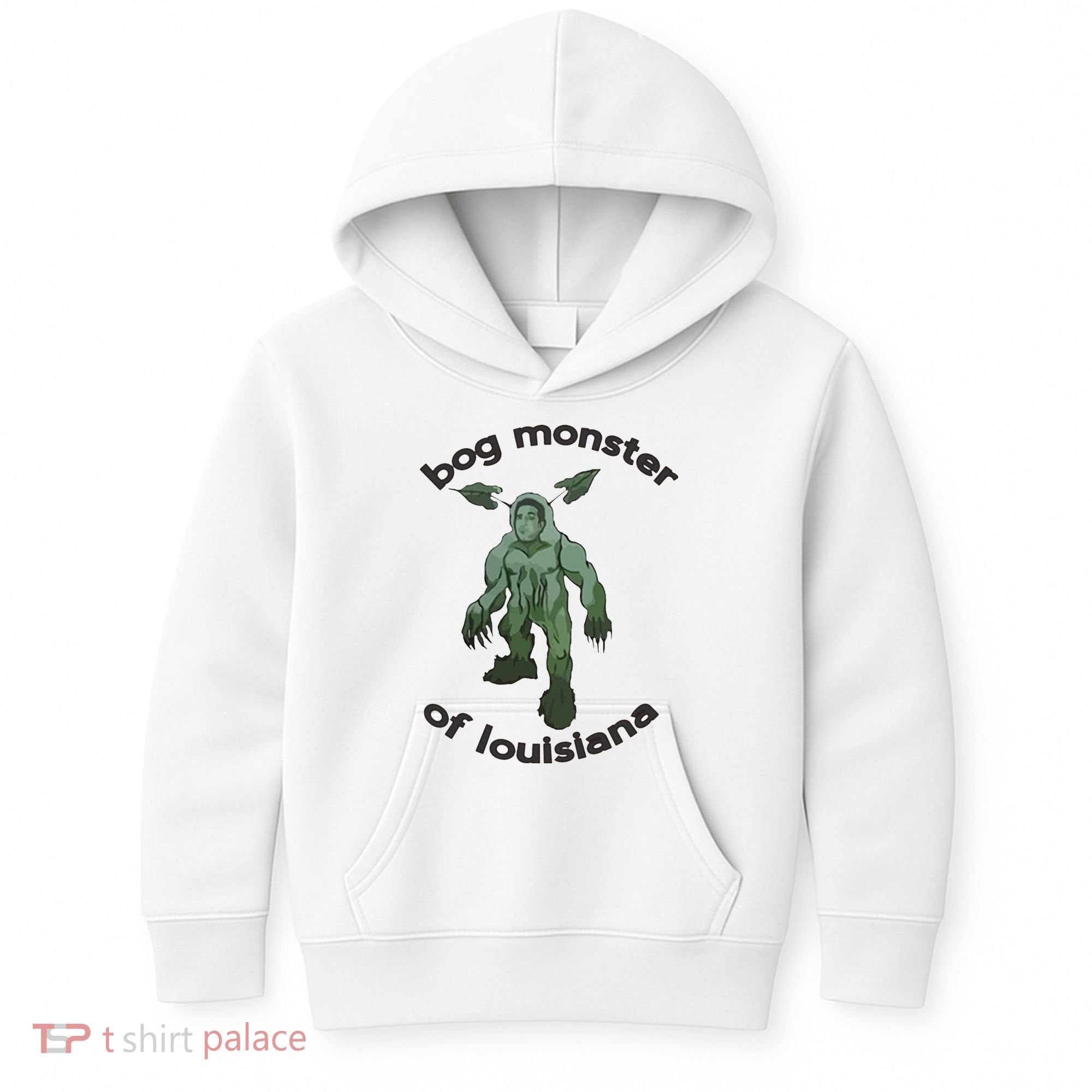 Bog Monster Of Louisiana Kids Hoodie
