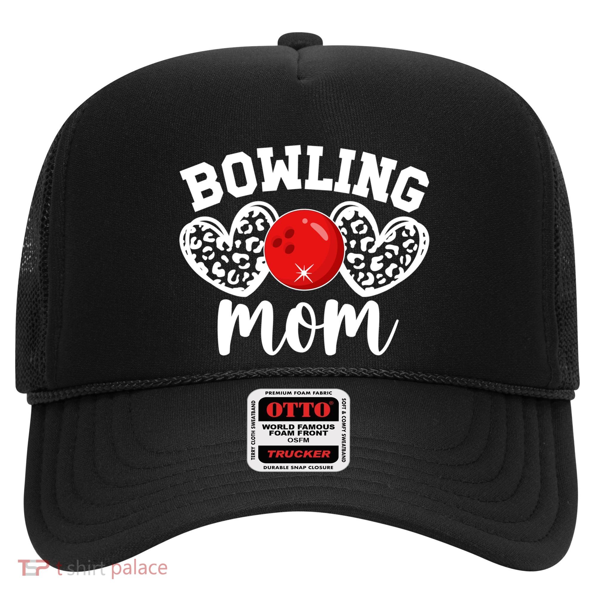 Bowling Mom Of A Bowler Mother Hearts Bowling Mama Gift Hat