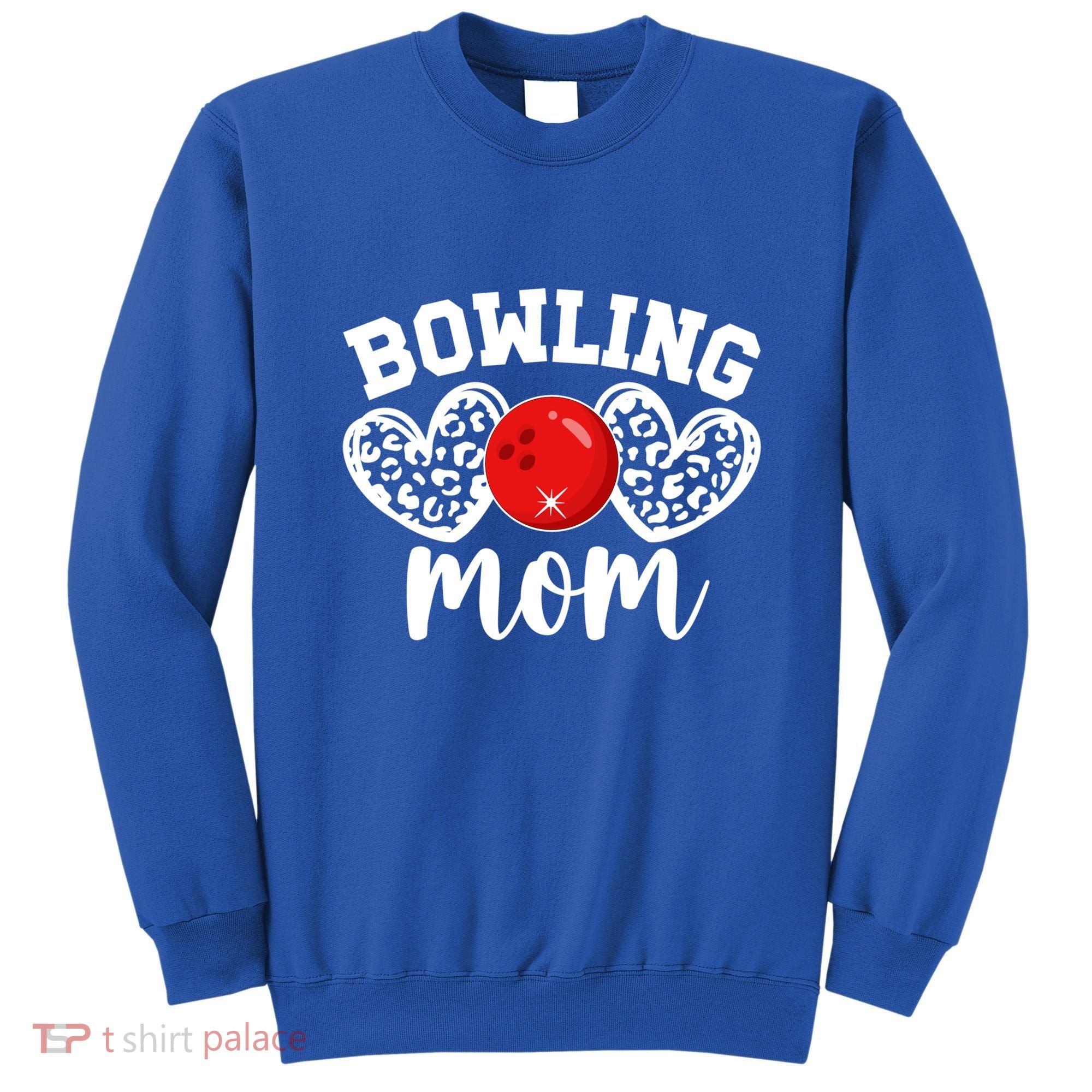 Bowling Mom Of A Bowler Mother Hearts Bowling Mama Gift Sweatshirt