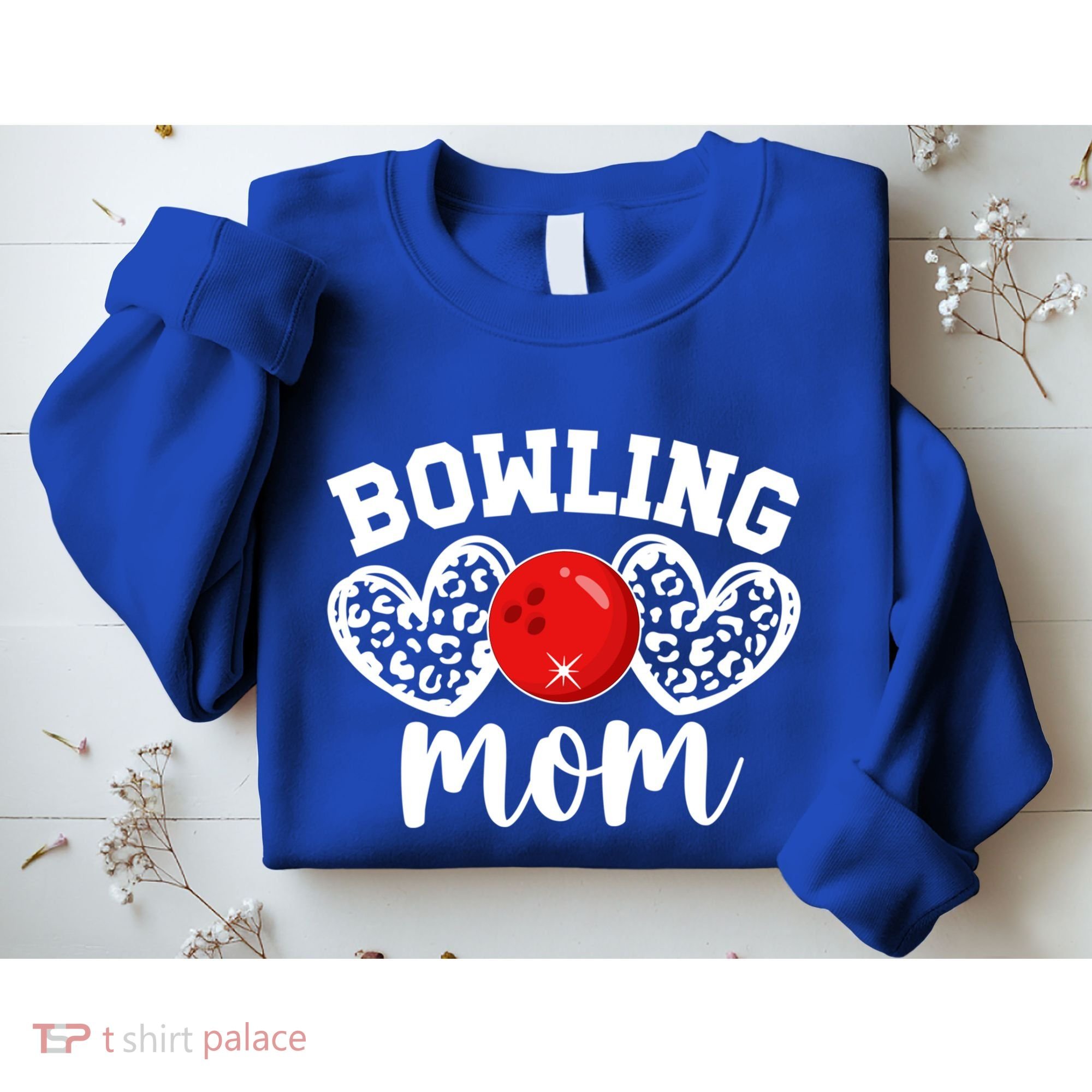 Bowling Mom Of A Bowler Mother Hearts Bowling Mama Gift Sweatshirt