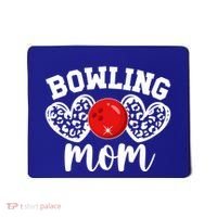 Bowling Mom Of A Bowler Mother Hearts Bowling Mama Gift Mousepad thumb 0
