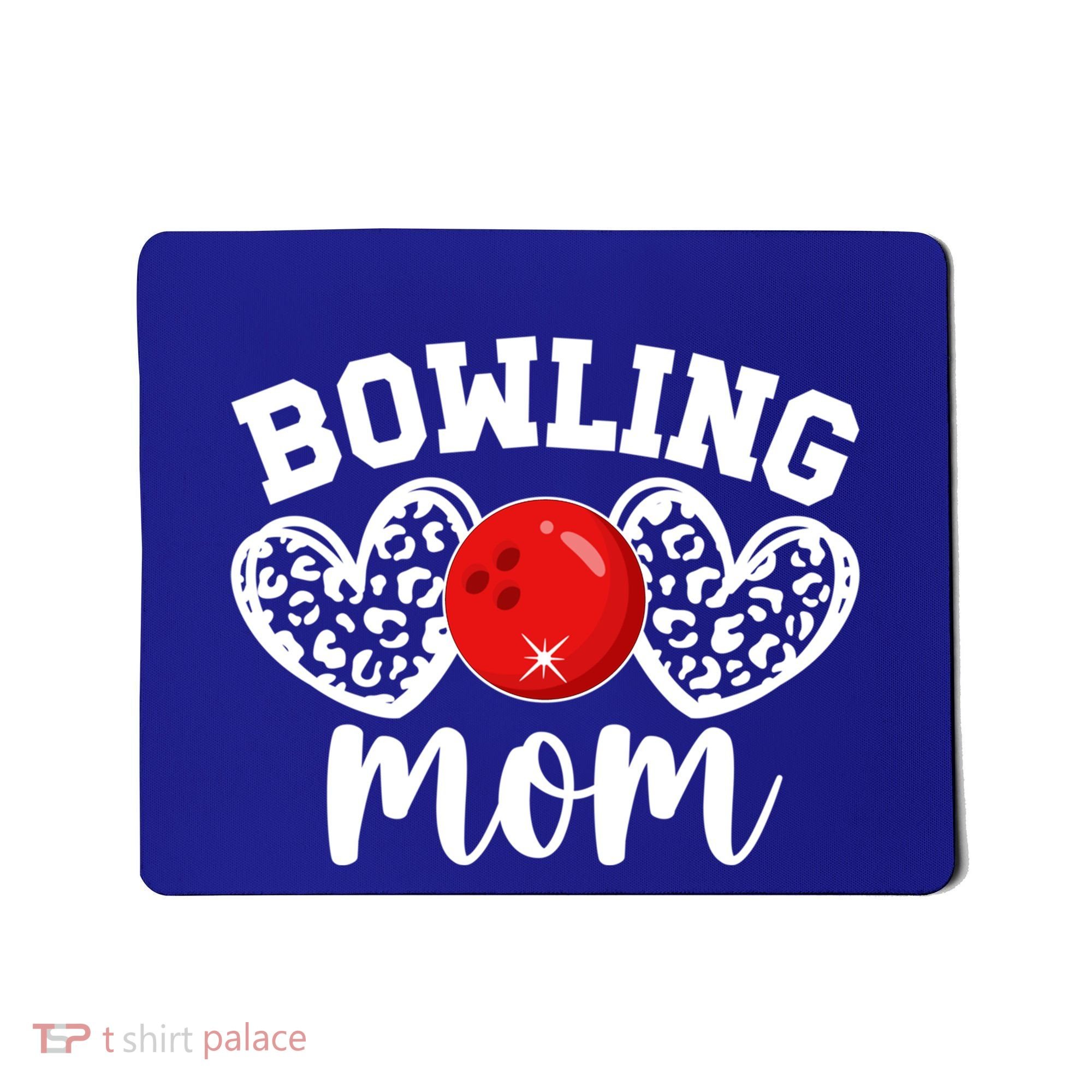 Bowling Mom Of A Bowler Mother Hearts Bowling Mama Gift Mousepad