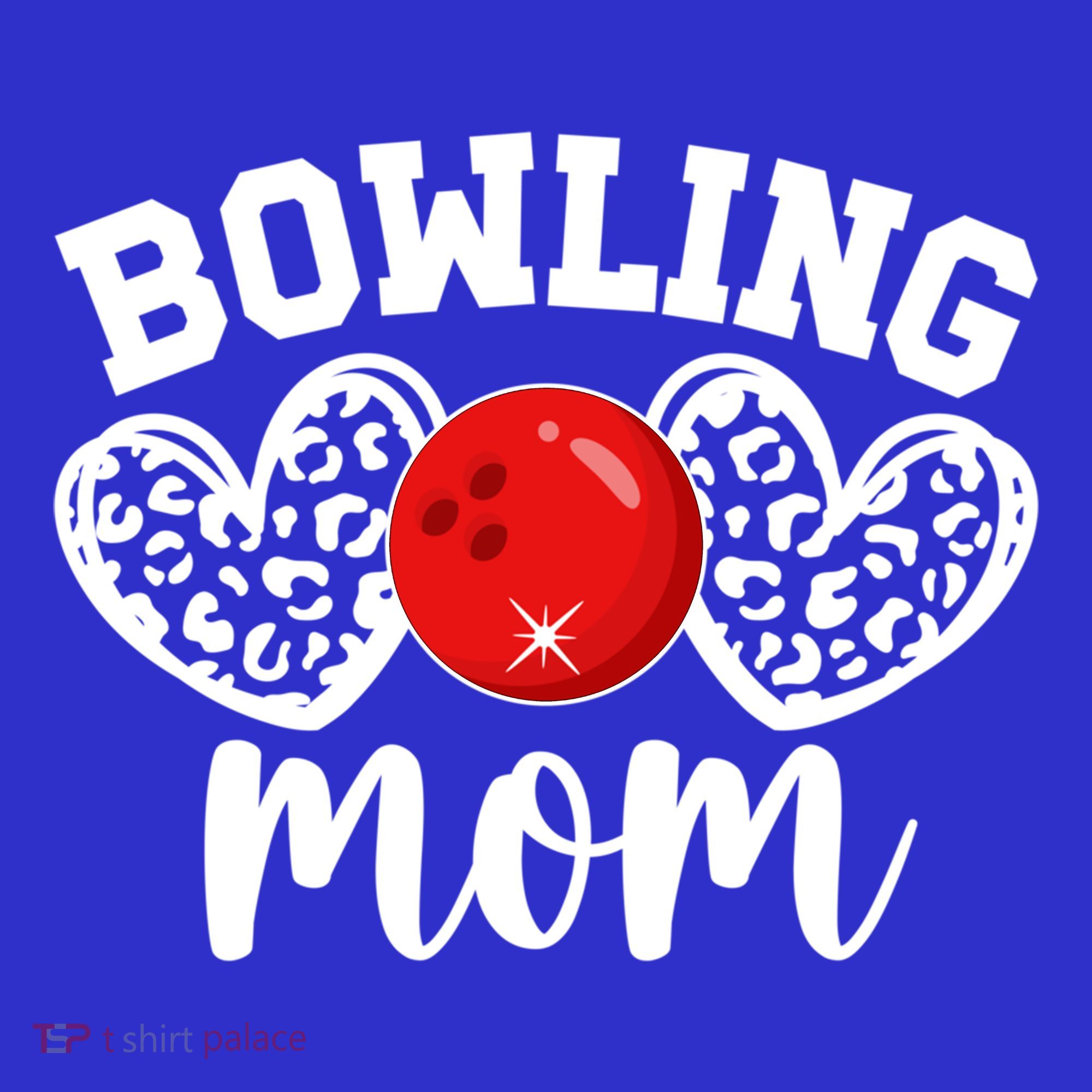 Bowling Mom Of A Bowler Mother Hearts Bowling Mama Gift Mousepad