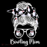 Bowling Mom Of A Bowler Mother Messy Bun Bowling Mama Cool Gift Coffee Mug thumb 5