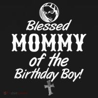 Blessed Mommy Of The Birthday Boy Women's Tank Top thumb 5