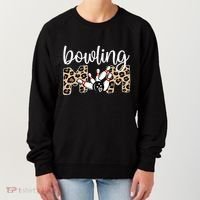 Bowling Mom Of A Bowling Player Mother Bowler Mama Gift Women's Sweatshirt thumb 0