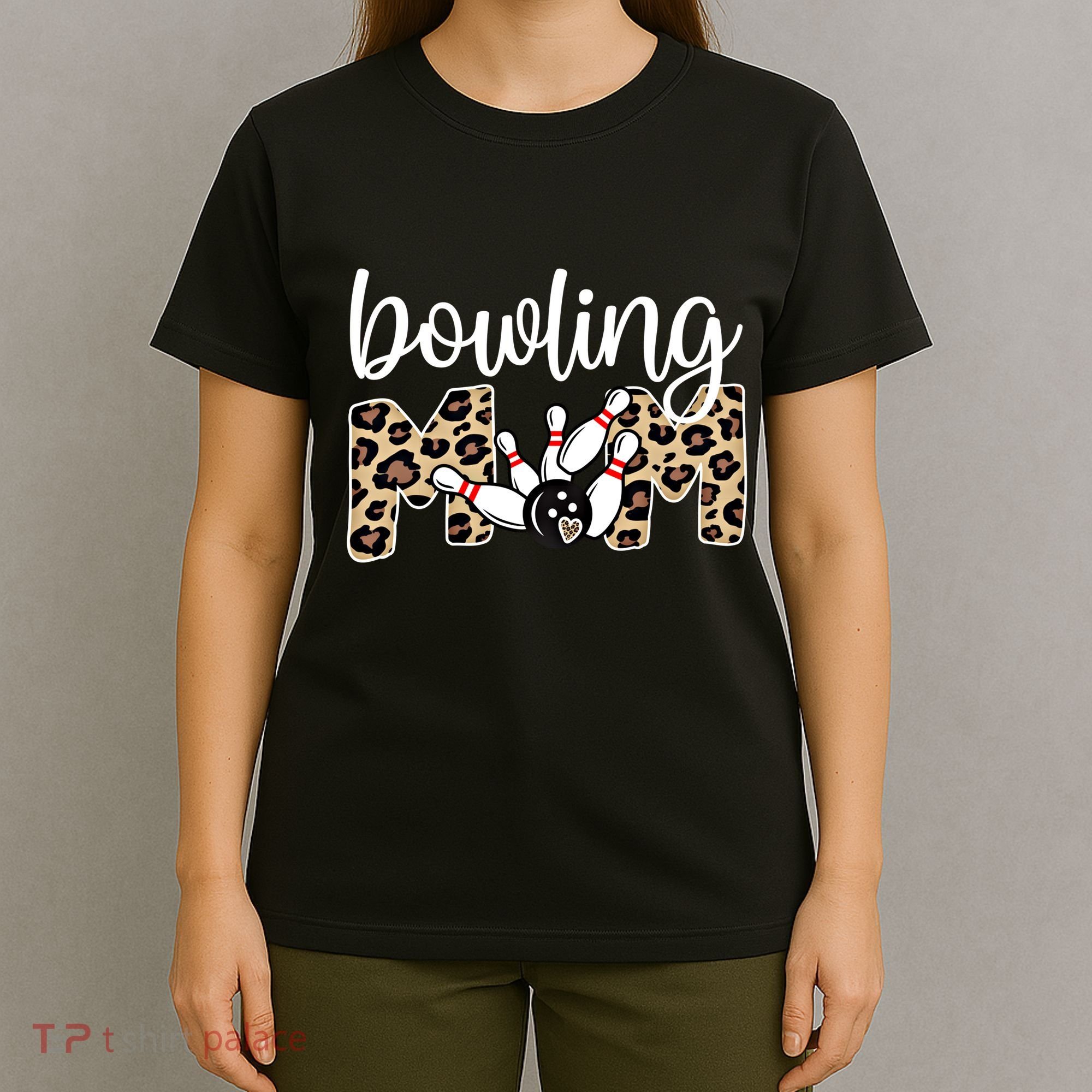 Bowling Mom Of A Bowling Player Mother Bowler Mama Gift T-Shirt