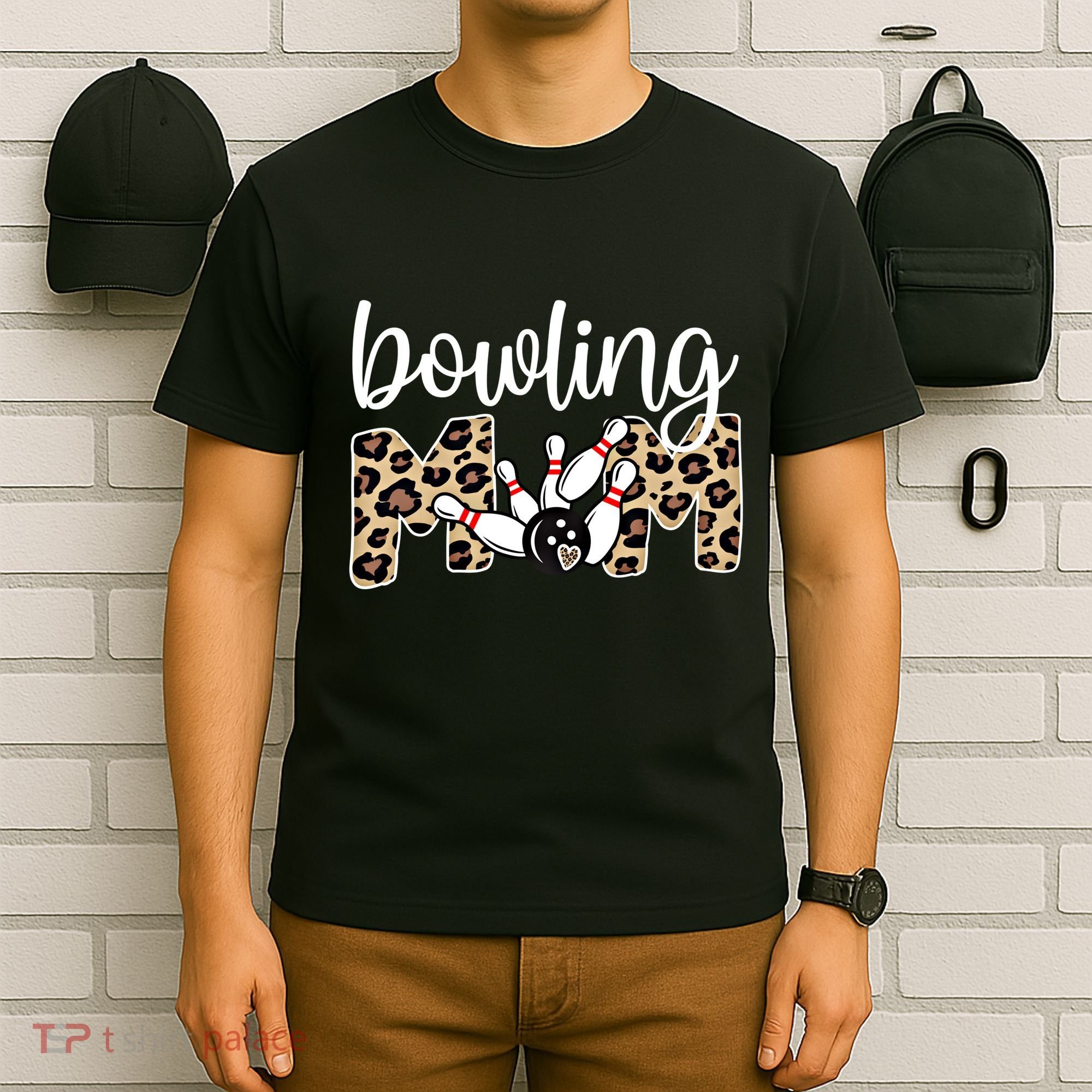 Bowling Mom Of A Bowling Player Mother Bowler Mama Gift T-Shirt