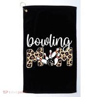 Bowling Mom Of A Bowling Player Mother Bowler Mama Gift Golf Towel thumb 0