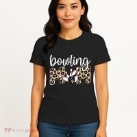 Bowling Mom Of A Bowling Player Mother Bowler Mama Gift Women's T-Shirt thumb 4