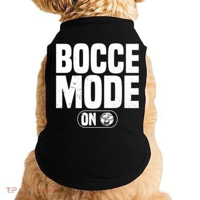Bocce Mode On Boccia Player Bocce Ball Player Gift Doggie Tank