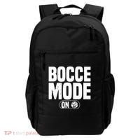 Bocce Mode On Boccia Player Bocce Ball Player Gift Backpack thumb 0