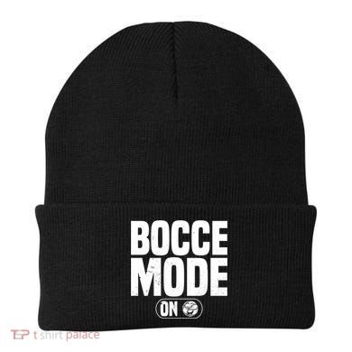Bocce Mode On Boccia Player Bocce Ball Player Gift Beanie