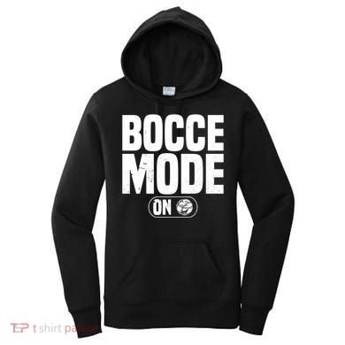 Bocce Mode On Boccia Player Bocce Ball Player Gift Women's Hoodie
