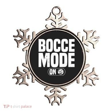 Bocce Mode On Boccia Player Bocce Ball Player Gift Ornament