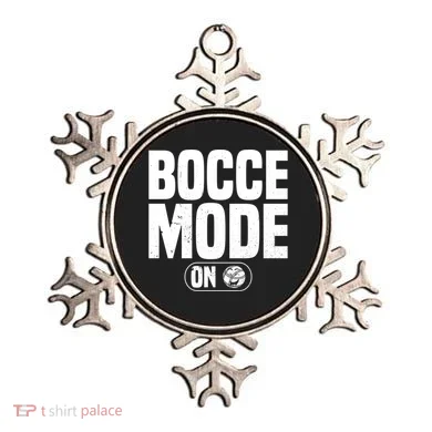 Bocce Mode On Boccia Player Bocce Ball Player Gift Ornament