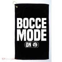Bocce Mode On Boccia Player Bocce Ball Player Gift Golf Towel thumb 0