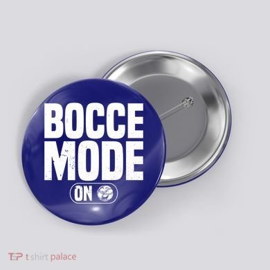 Bocce Mode On Boccia Player Bocce Ball Player Gift Button