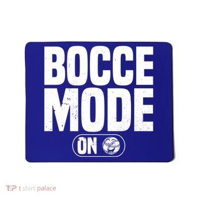 Bocce Mode On Boccia Player Bocce Ball Player Gift Mousepad