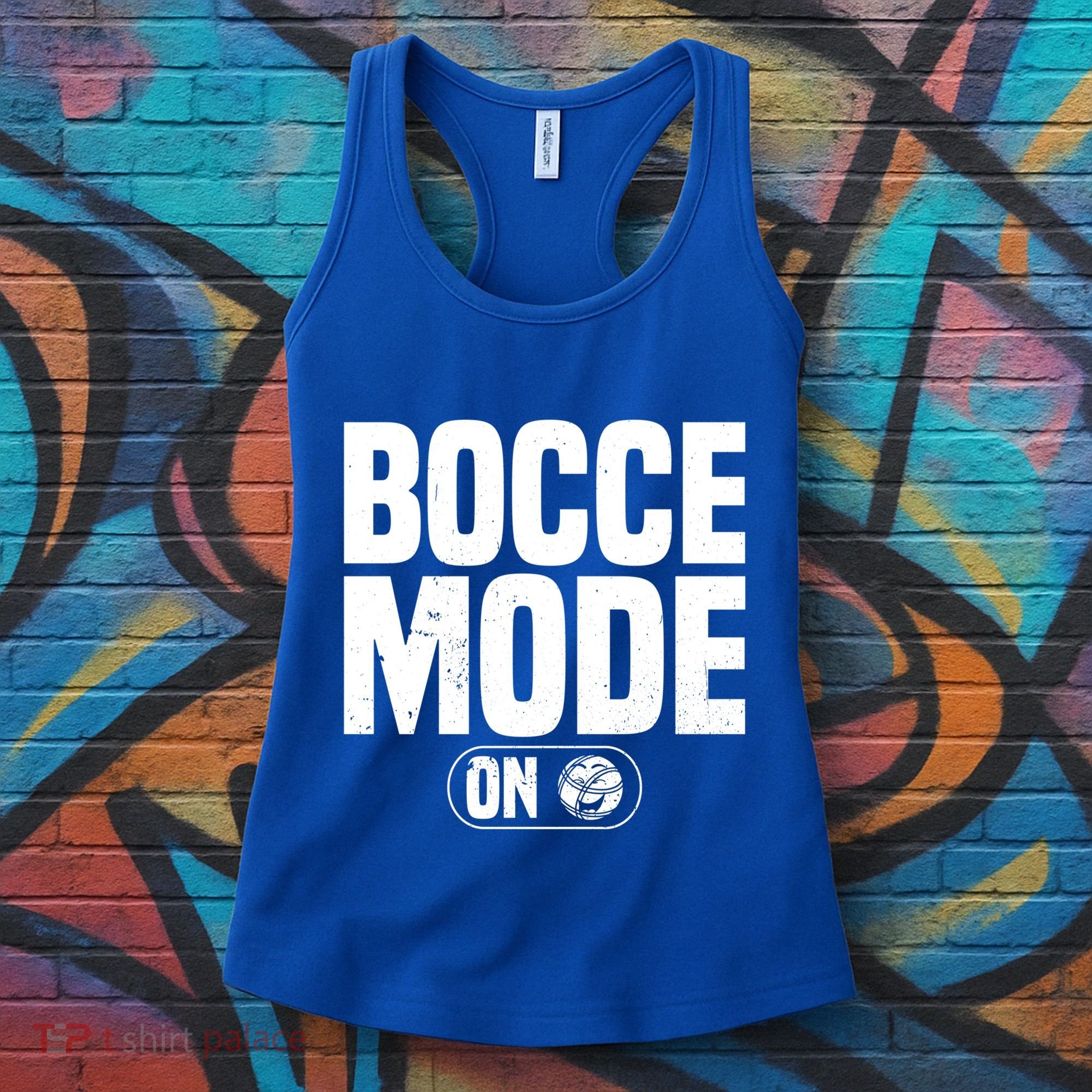 Bocce Mode On Boccia Player Bocce Ball Player Gift Women's Tank Top