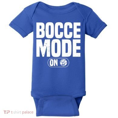 Bocce Mode On Boccia Player Bocce Ball Player Gift Baby Bodysuit