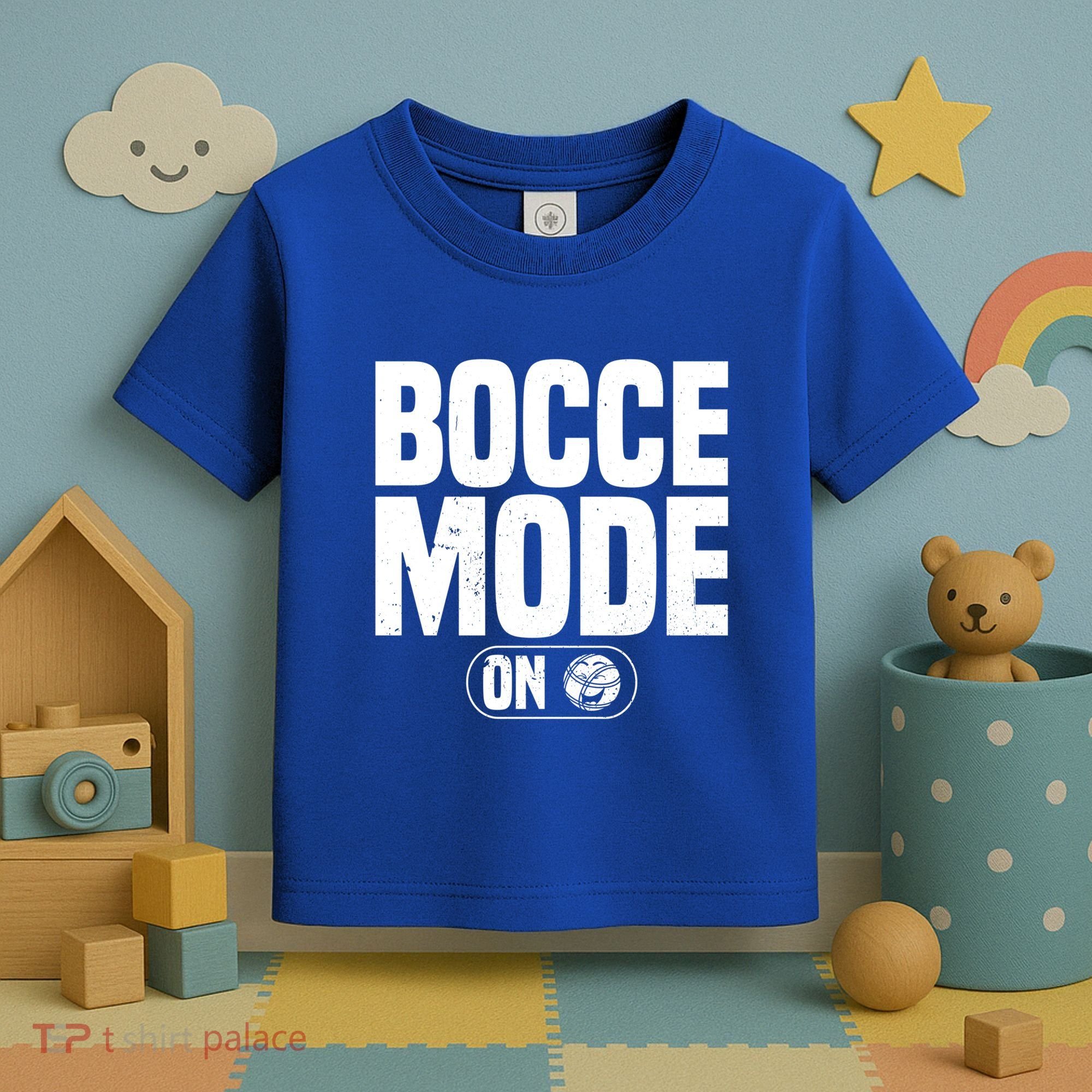 Bocce Mode On Boccia Player Bocce Ball Player Gift Toddler T-Shirt