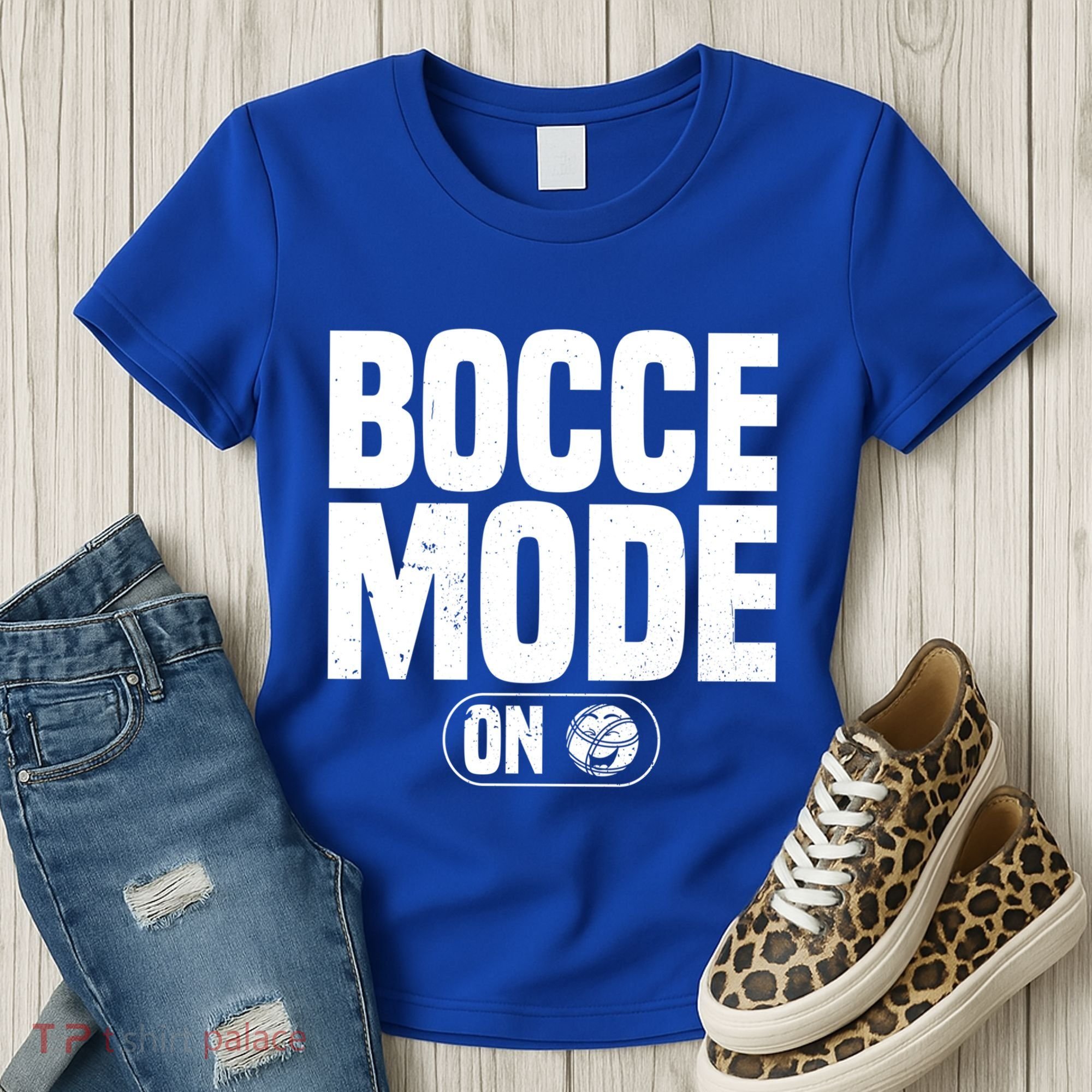 Bocce Mode On Boccia Player Bocce Ball Player Gift Women's T-Shirt