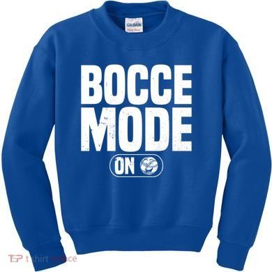 Bocce Mode On Boccia Player Bocce Ball Player Gift Kids Sweatshirt