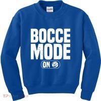 Bocce Mode On Boccia Player Bocce Ball Player Gift Kids Sweatshirt thumb 0