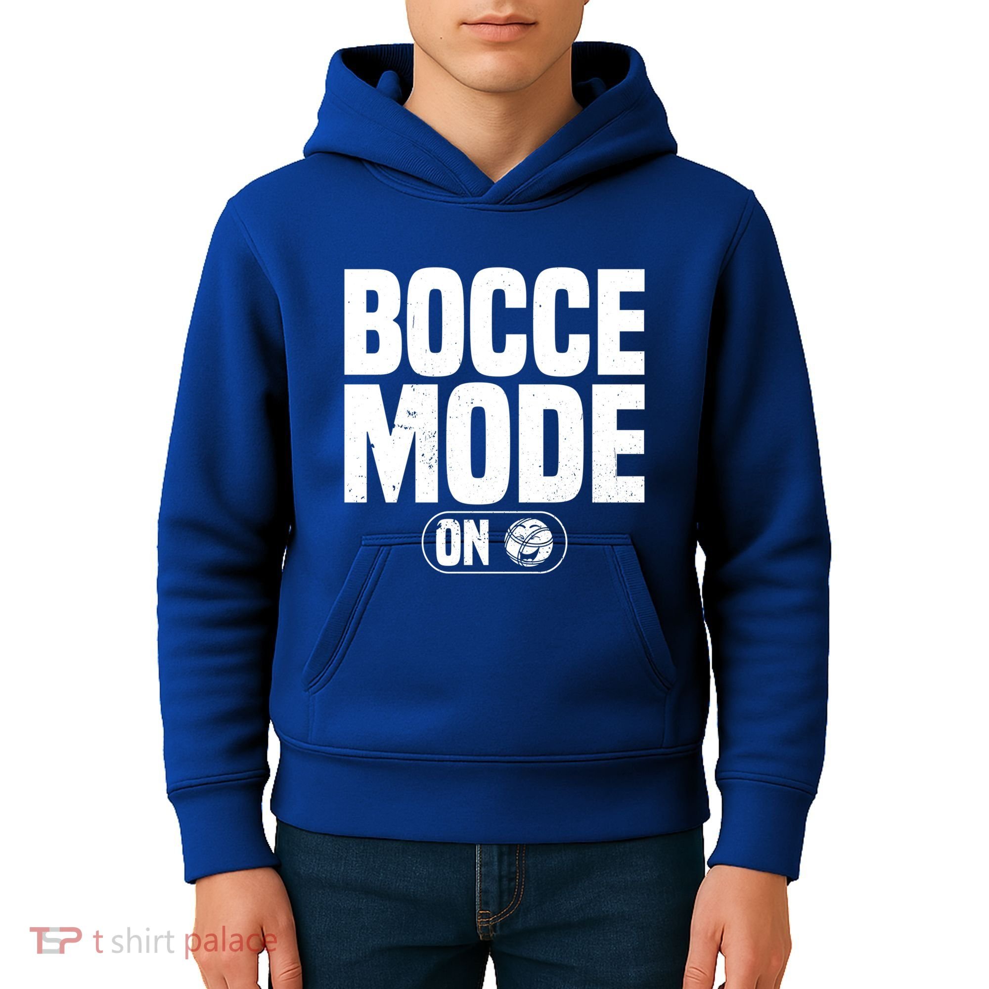 Bocce Mode On Boccia Player Bocce Ball Player Gift Kids Hoodie