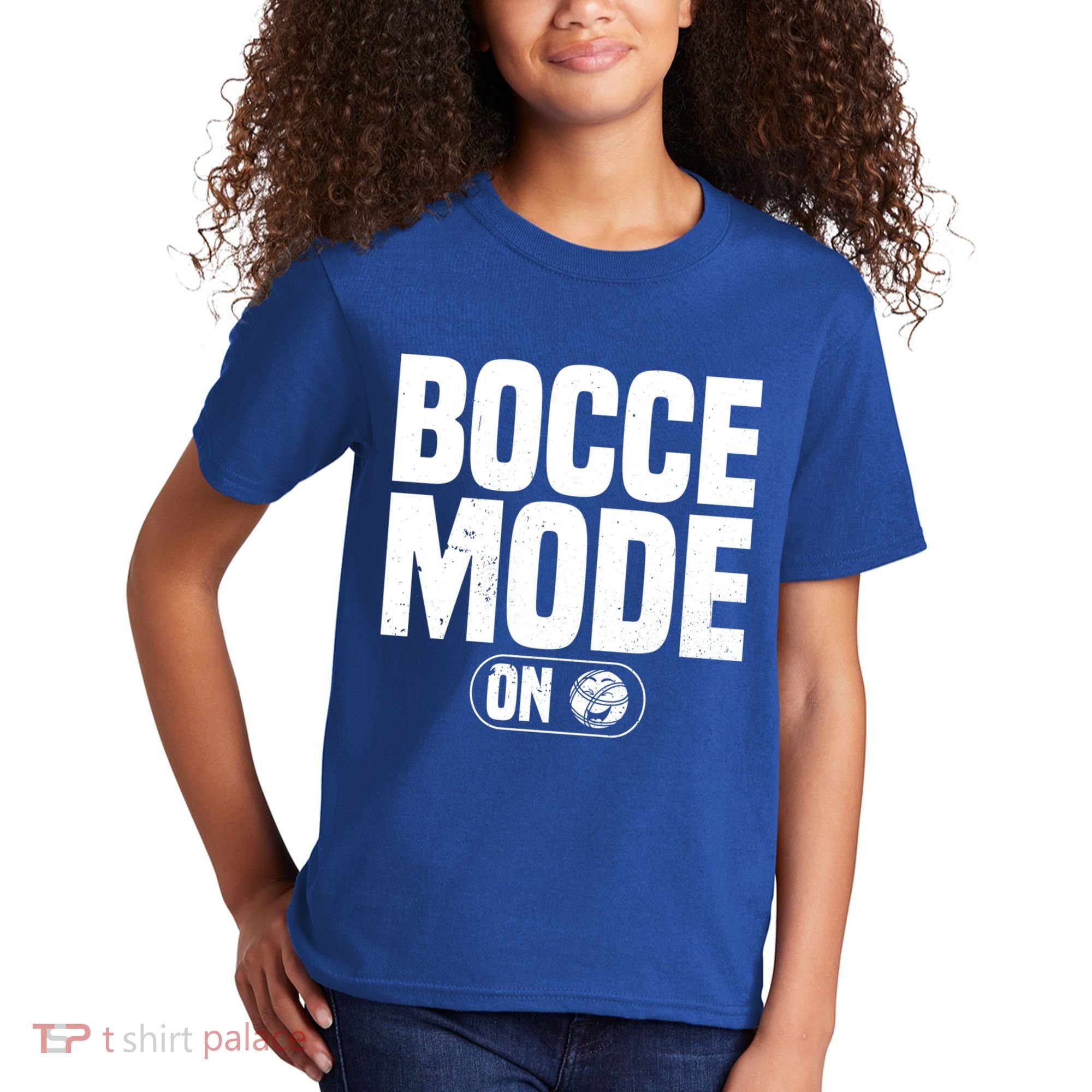 Bocce Mode On Boccia Player Bocce Ball Player Gift Kids T-Shirt
