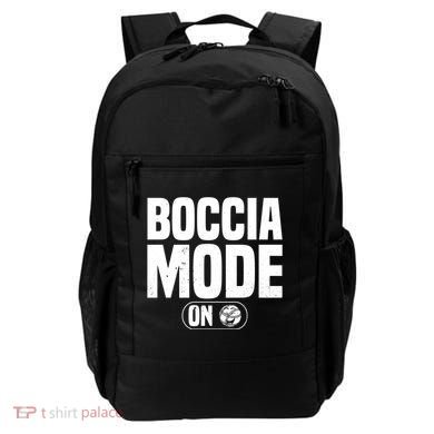 Boccia Mode On Boccia Player Bocce Ball Player Gift Backpack