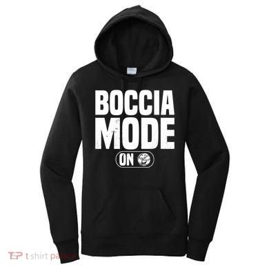 Boccia Mode On Boccia Player Bocce Ball Player Gift Women's Hoodie
