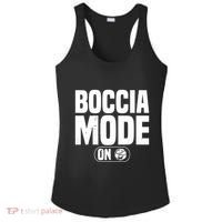 Boccia Mode On Boccia Player Bocce Ball Player Gift Ladies PosiCharge Competitor Racerback Tank thumb 0