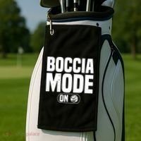 Boccia Mode On Boccia Player Bocce Ball Player Gift Golf Towel thumb 2