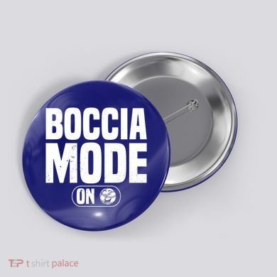 Boccia Mode On Boccia Player Bocce Ball Player Gift Button