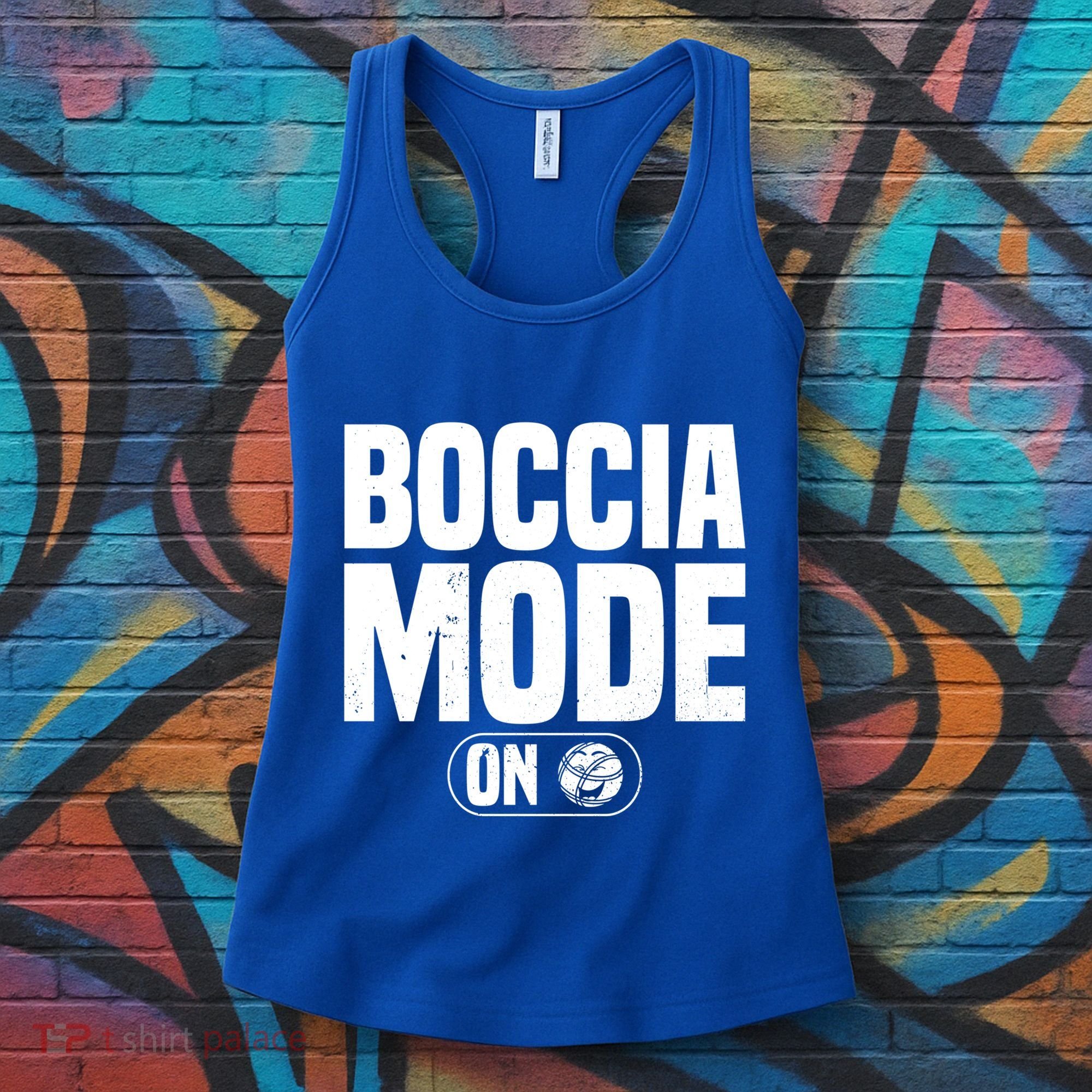 Boccia Mode On Boccia Player Bocce Ball Player Gift Women's Tank Top