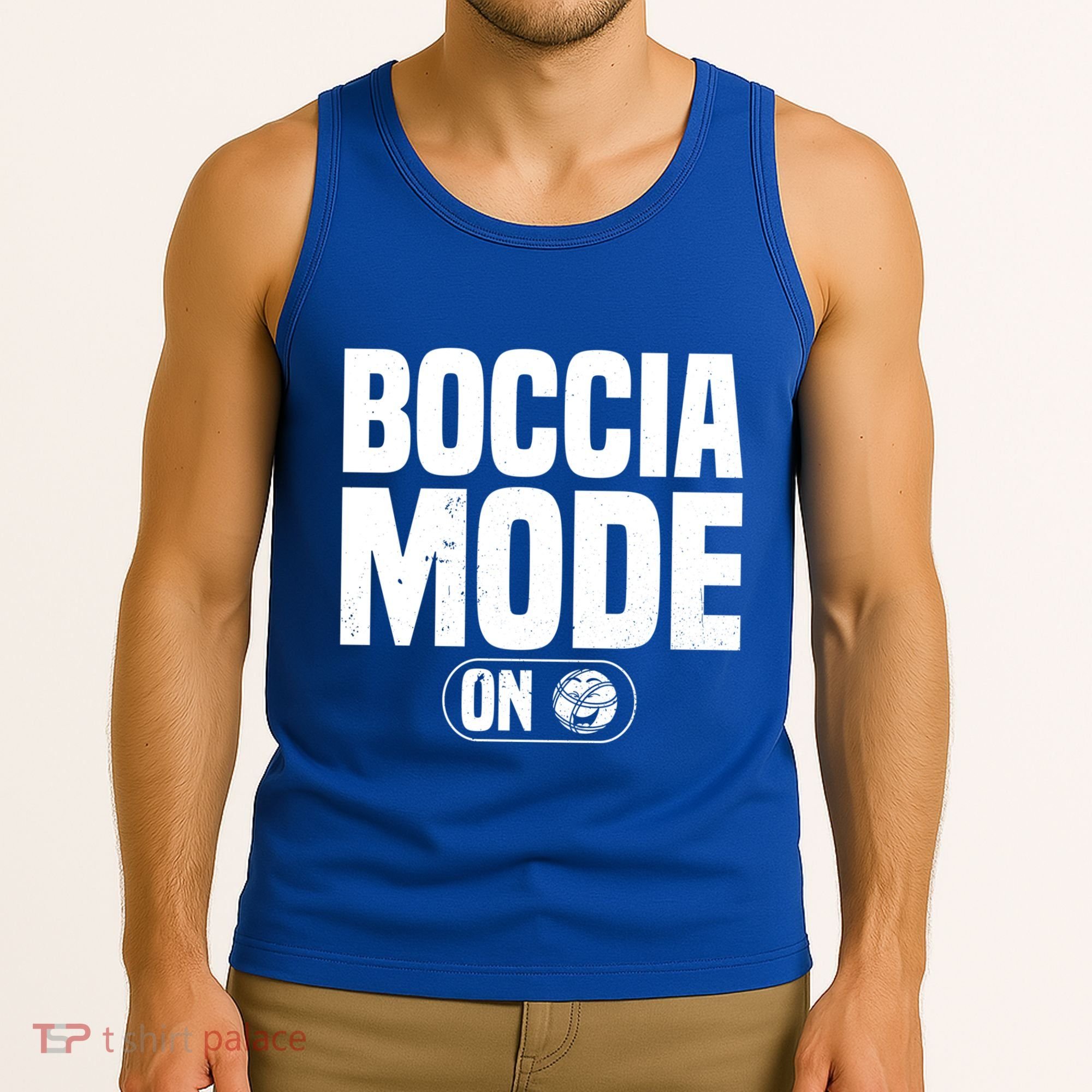 Boccia Mode On Boccia Player Bocce Ball Player Gift Tank Top