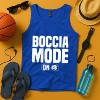 Boccia Mode On Boccia Player Bocce Ball Player Gift Tank Top thumb 4
