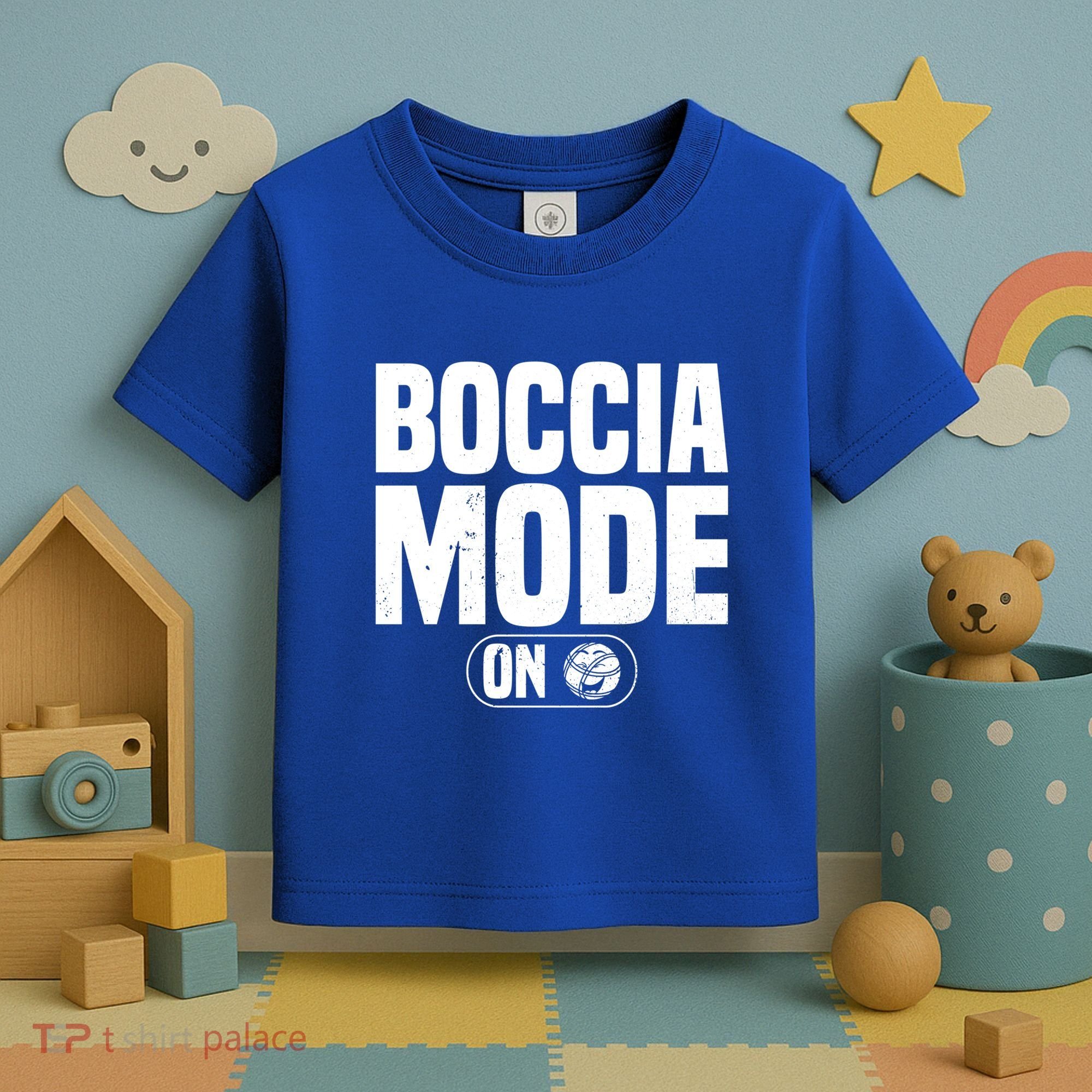 Boccia Mode On Boccia Player Bocce Ball Player Gift Toddler T-Shirt