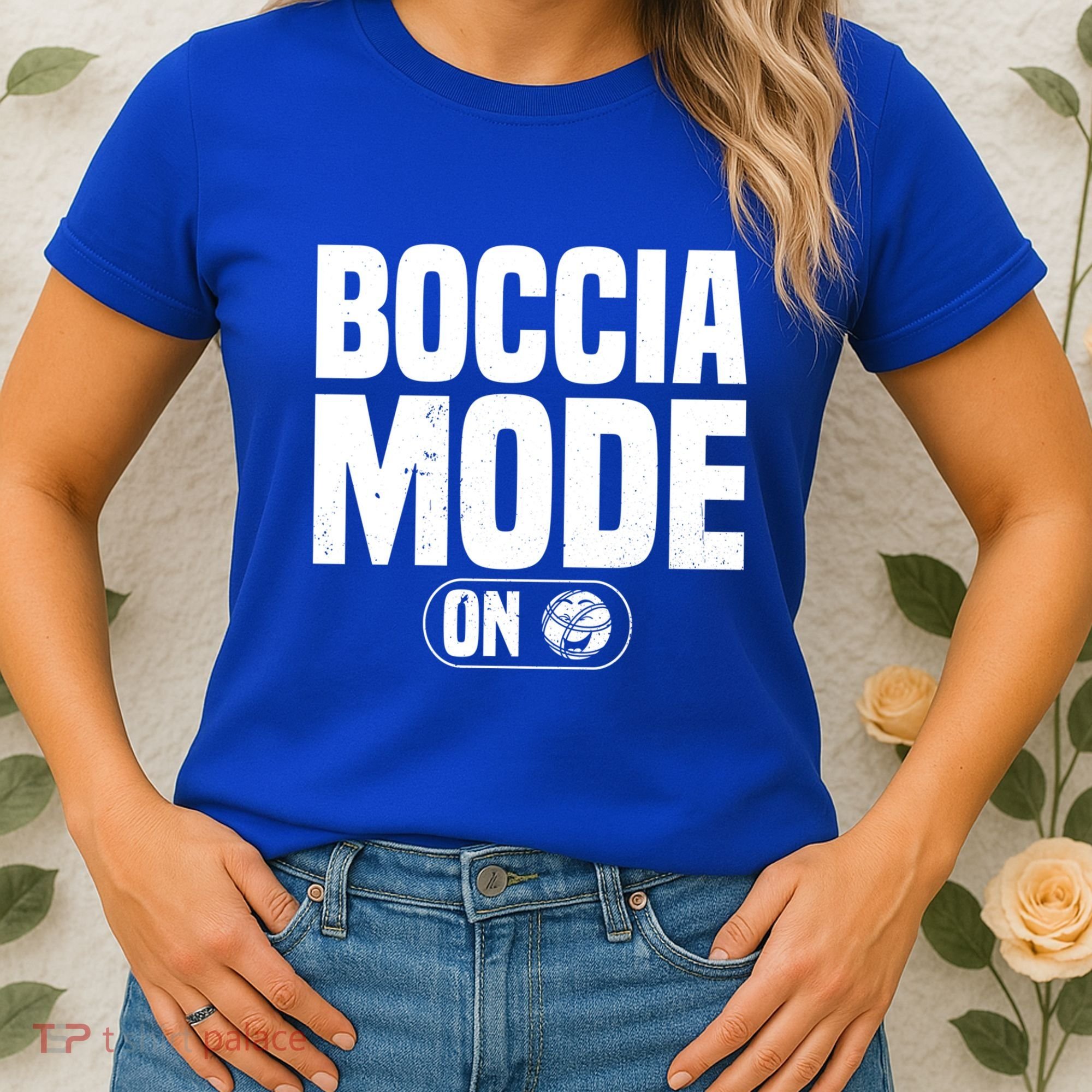 Boccia Mode On Boccia Player Bocce Ball Player Gift Women's T-Shirt