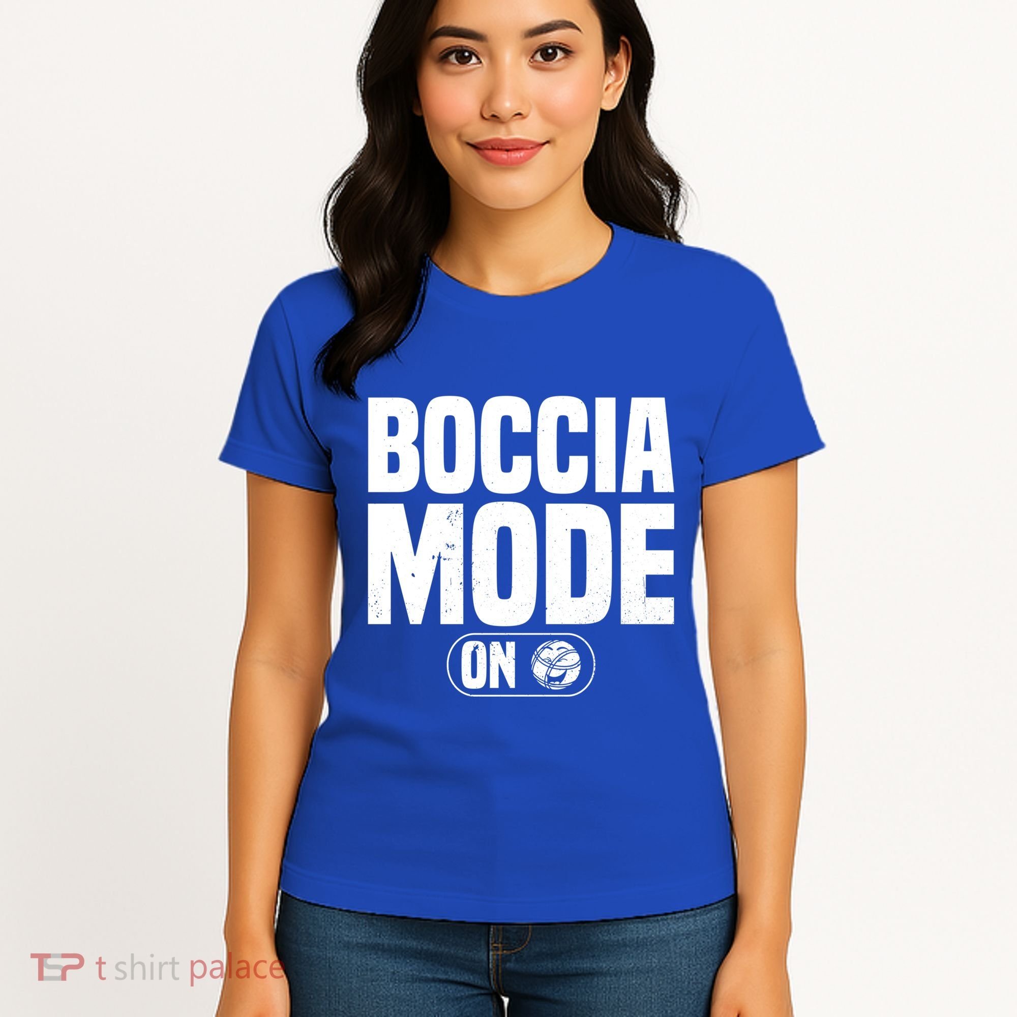 Boccia Mode On Boccia Player Bocce Ball Player Gift Women's T-Shirt