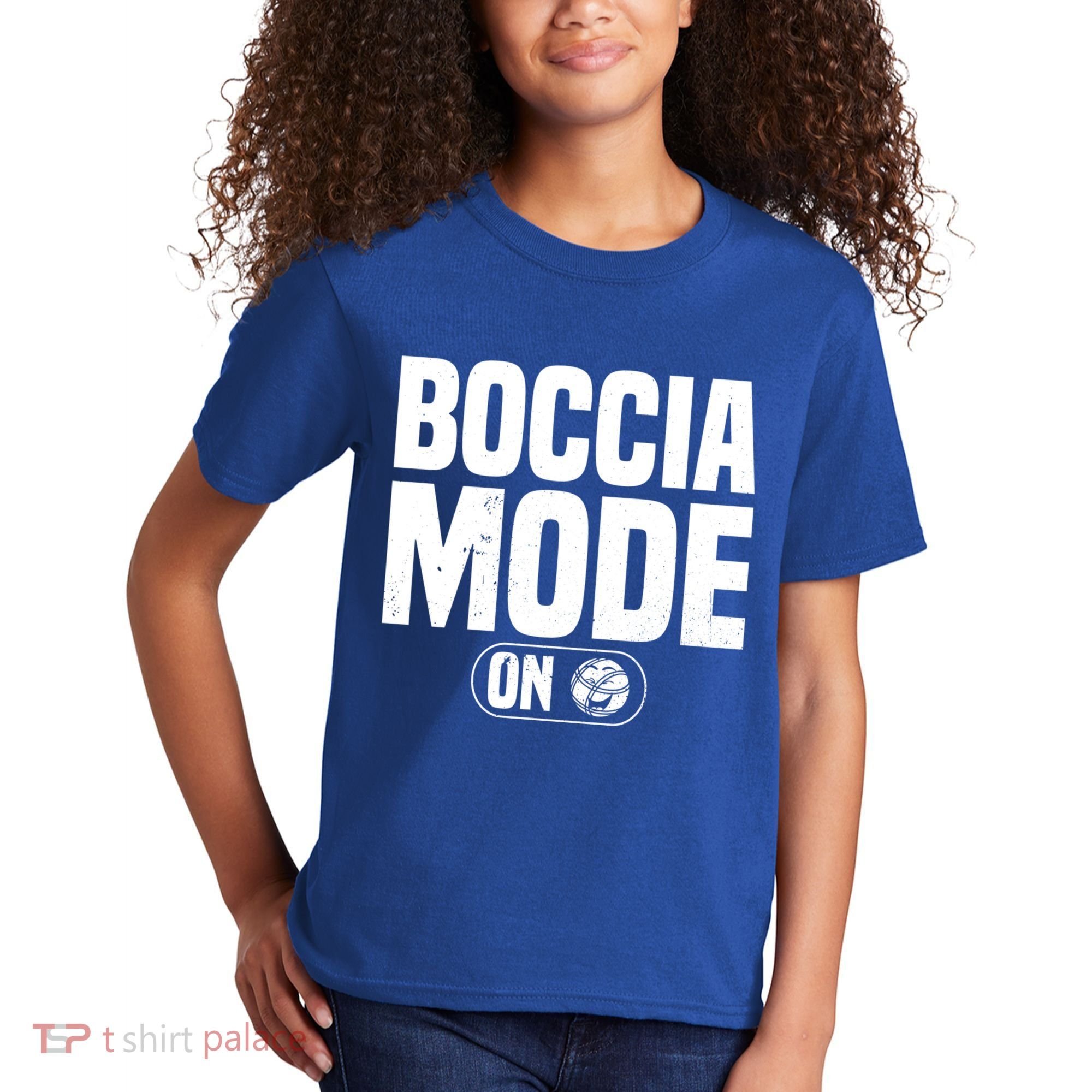 Boccia Mode On Boccia Player Bocce Ball Player Gift Kids T-Shirt
