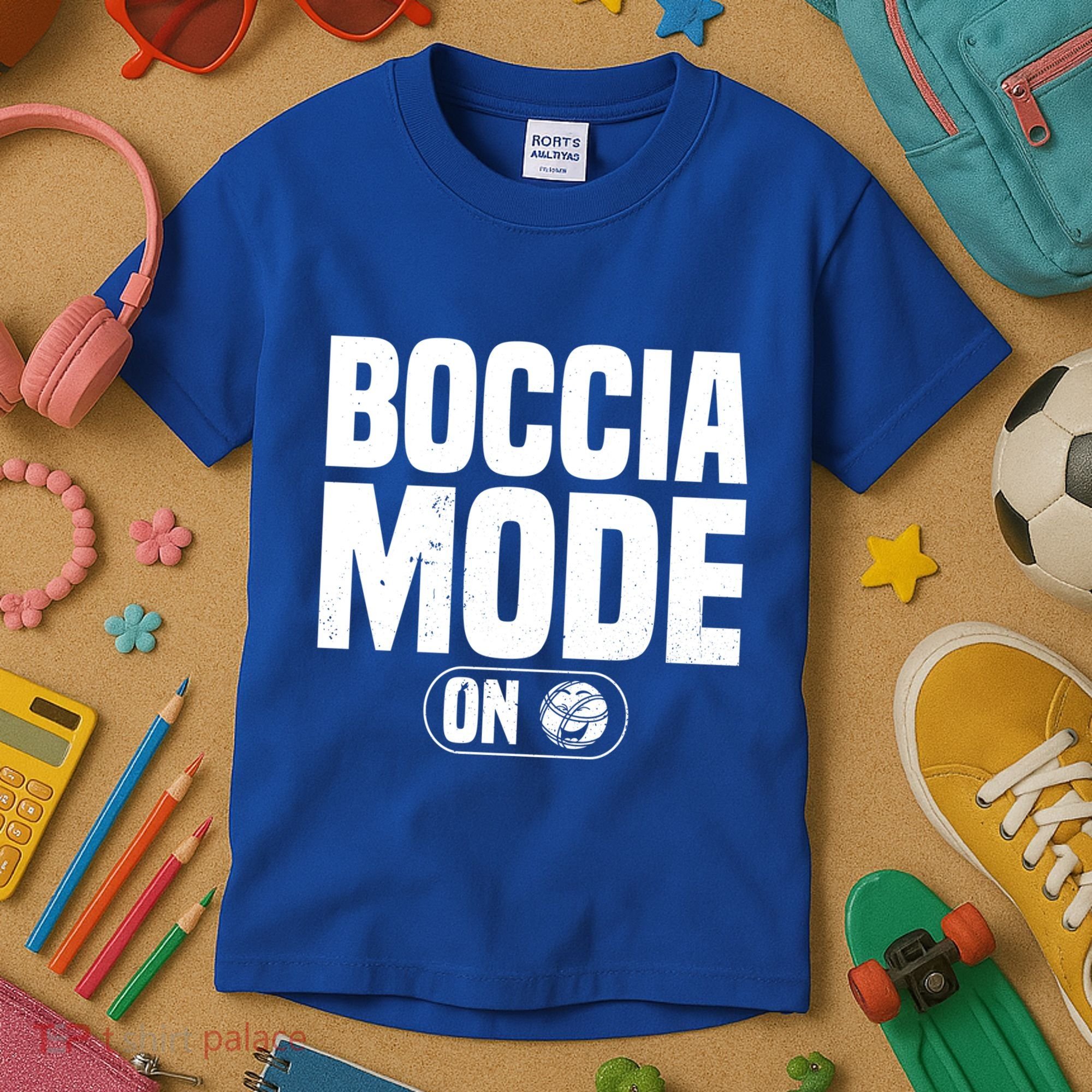 Boccia Mode On Boccia Player Bocce Ball Player Gift Kids T-Shirt