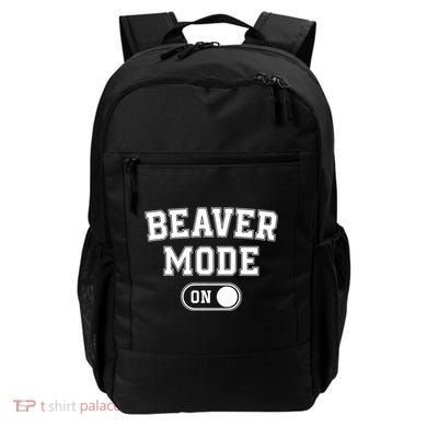 Beaver Mode On Costume Funny Dam Builder Gift Animal Lover Backpack