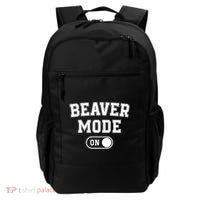 Beaver Mode On Costume Funny Dam Builder Gift Animal Lover Backpack thumb 0